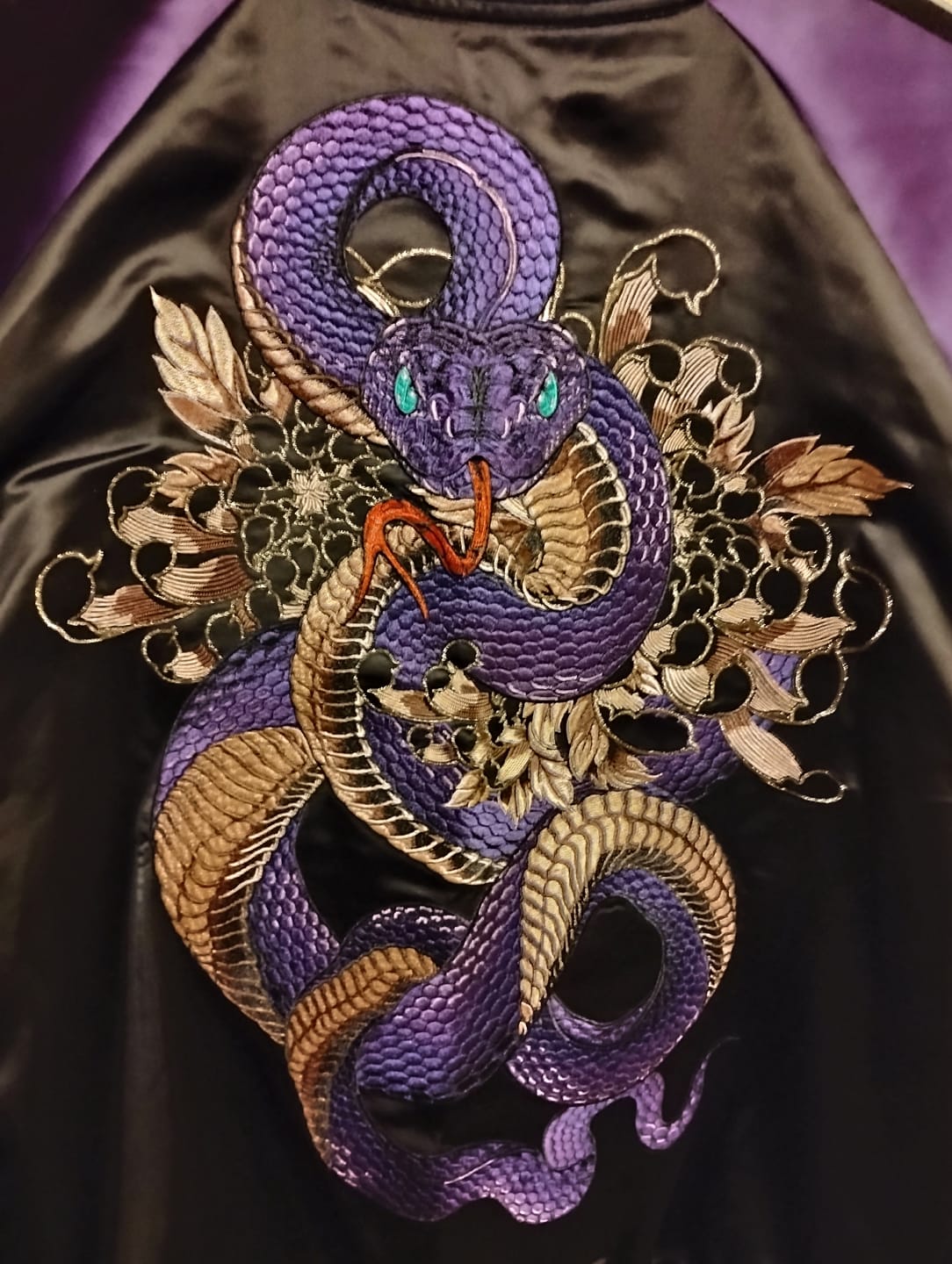 Customer photo review of Violet Viper Sukajan Jacket