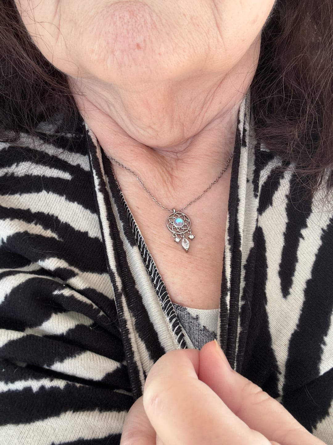 Customer photo review of Mondstein Halskette - Traumfänger