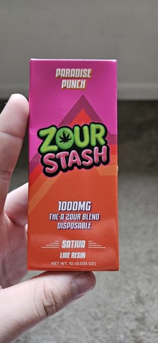 Customer photo review of THCA PARADISE PUNCH VAPE