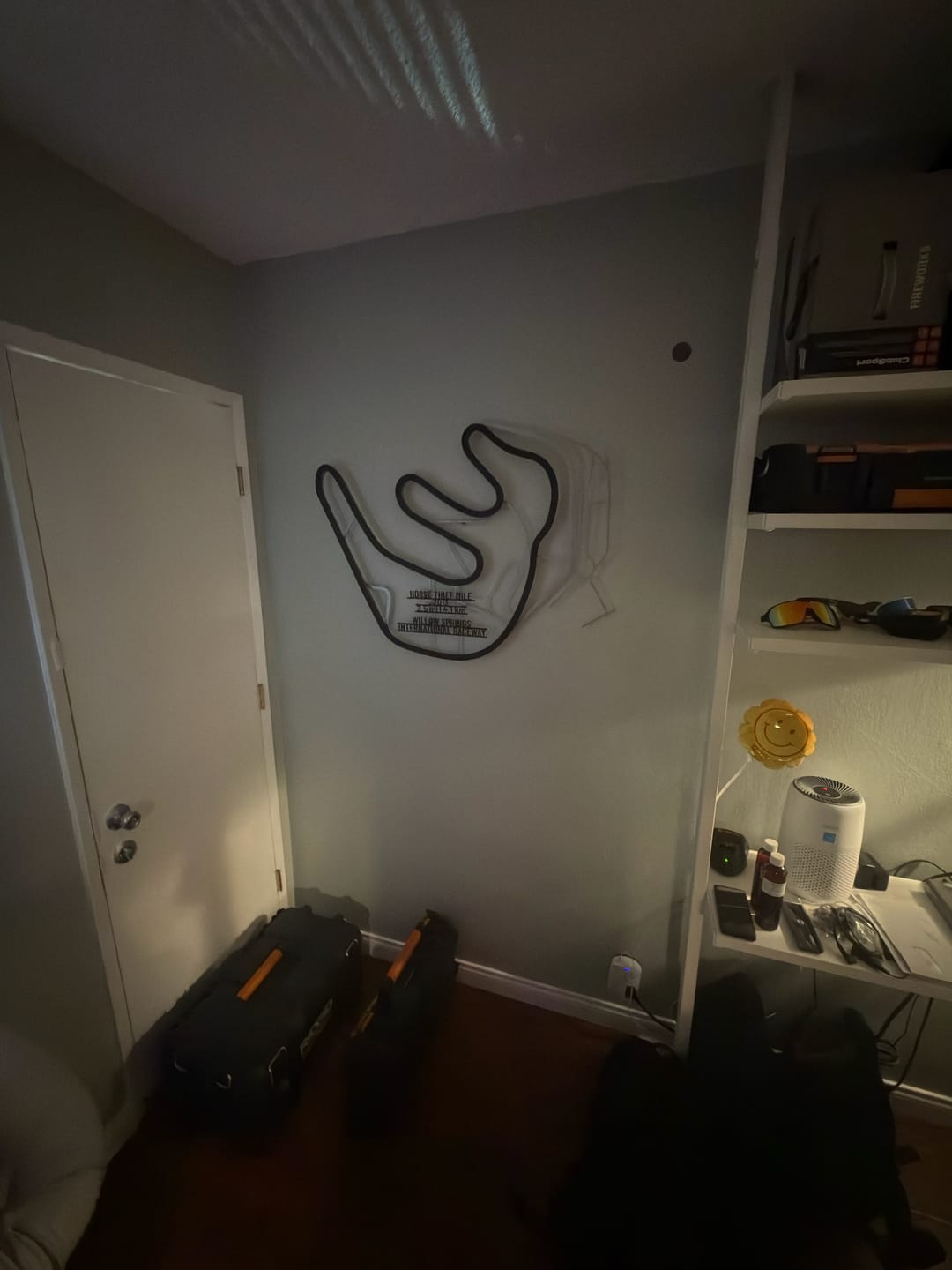 Customer photo review of Your Custom Race Track Metal Wall Art Service