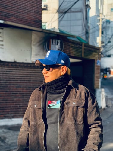 Customer photo review of 9FORTY A-Frame Los Angeles Dodgers Upside Down Royal Snapback