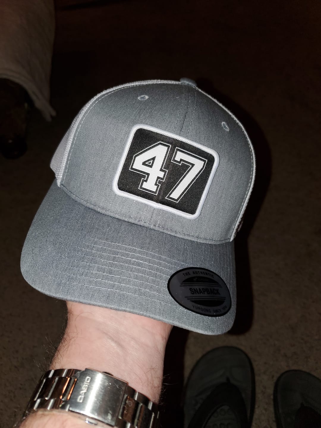Customer photo review of 47 Woven Patch Hat