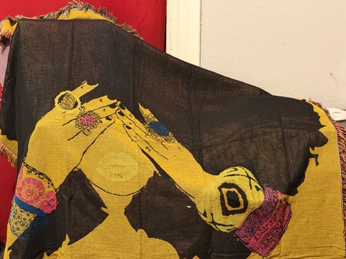 Customer photo review of Shanell Woven Throw