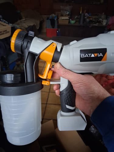 Customer photo review of 18V Cordless Paint Sprayer