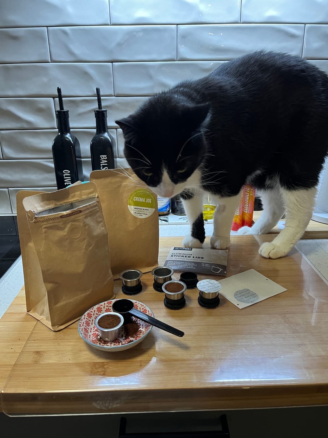Customer photo review of Bespoke Blend 250g - Espresso Pod Grind