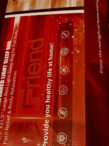 Customer photo review of FriendRedLight Full-Body Red & Near-Infrared Therapy Mat (660nm + 850nm)