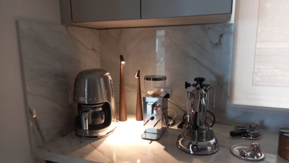 Customer photo review of Kalem™ Sculpting Table Lamp