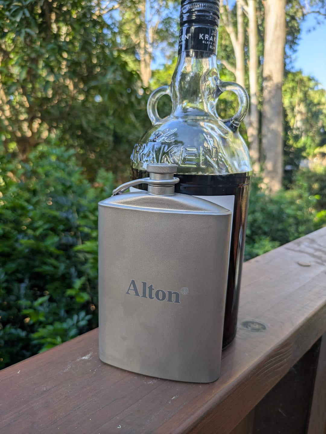 Customer photo review of Titanium Flask