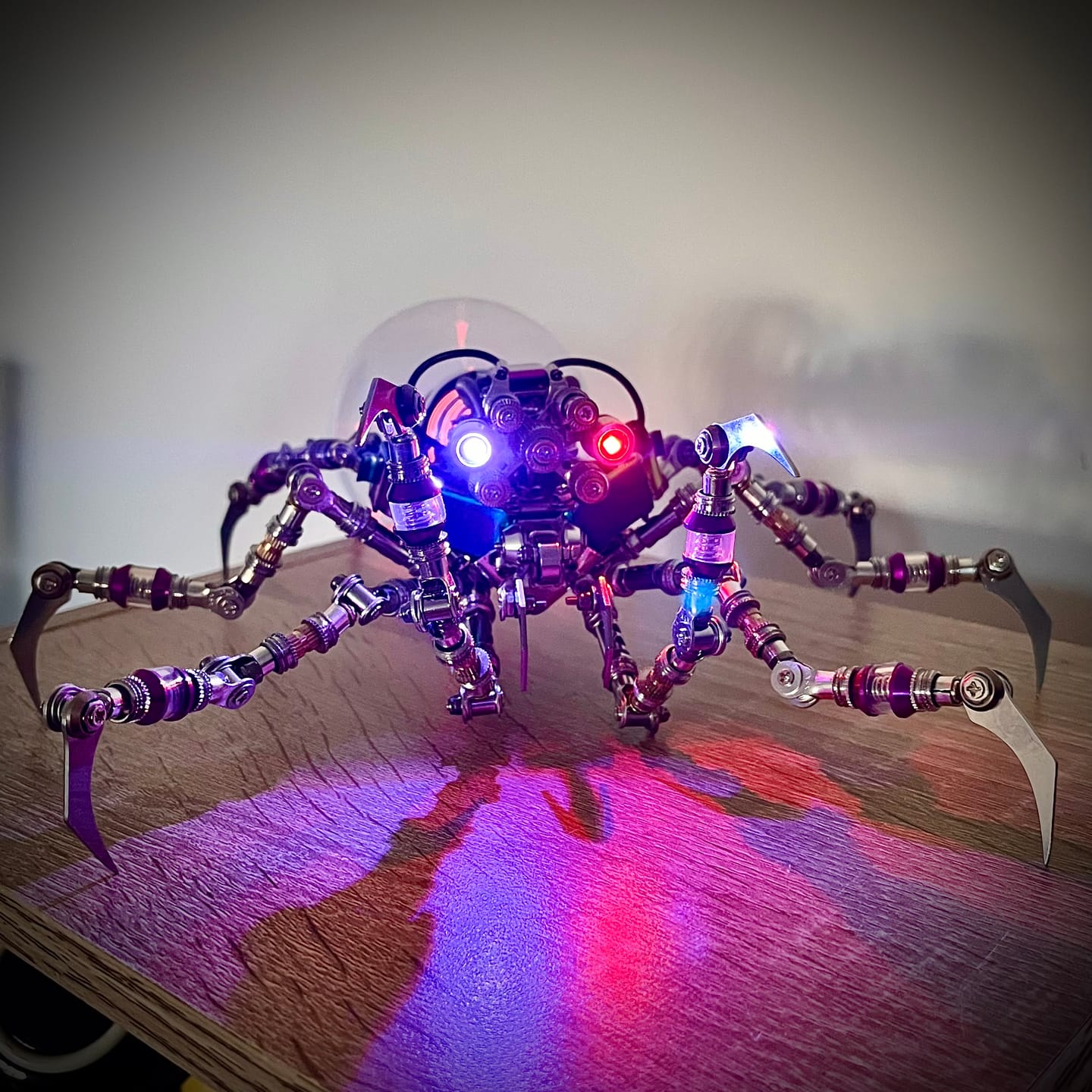 Customer photo review of Cyberpunk Plasma Ball Spider