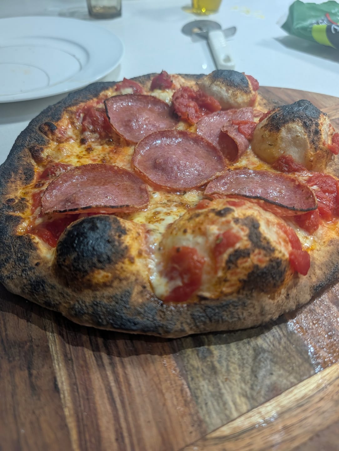Customer photo review of FAVO 17" Rotating Stone Pizza Oven
