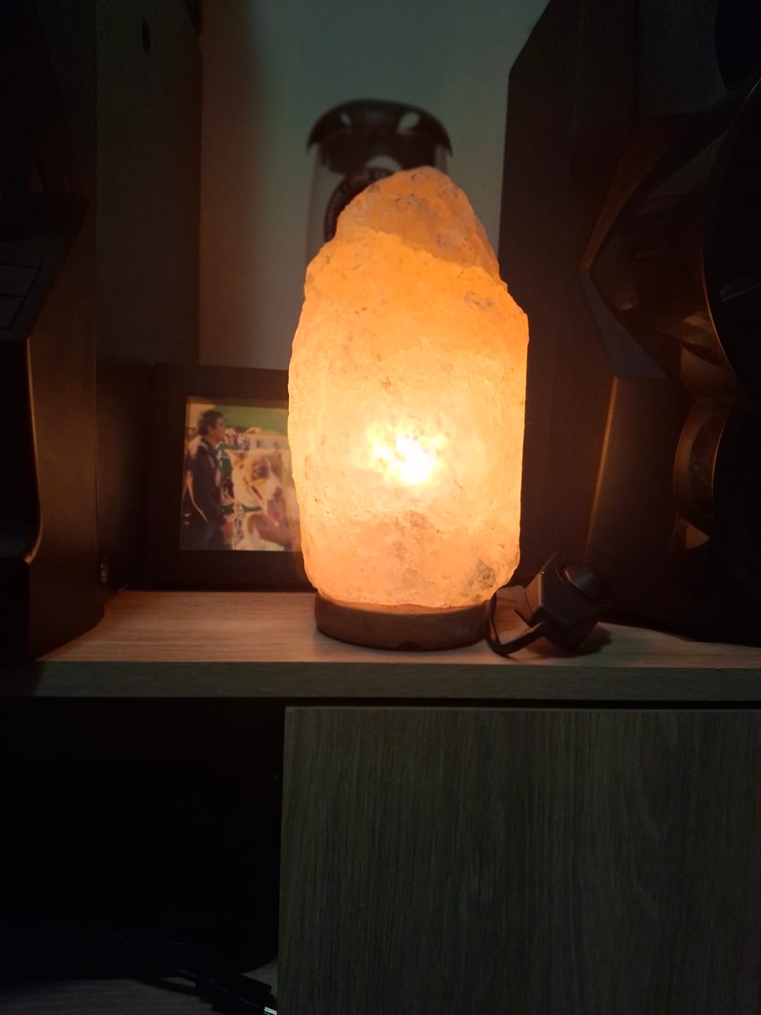 Customer photo review of Lámpara De Sal Del Himalaya 2-3 Kg Con Dimmer