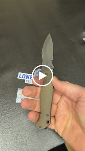 Customer video review of Half Face Blades Extremis Folder, PVD Coated Blade, Bronze Anodized Titanium Scales, Made in USA
