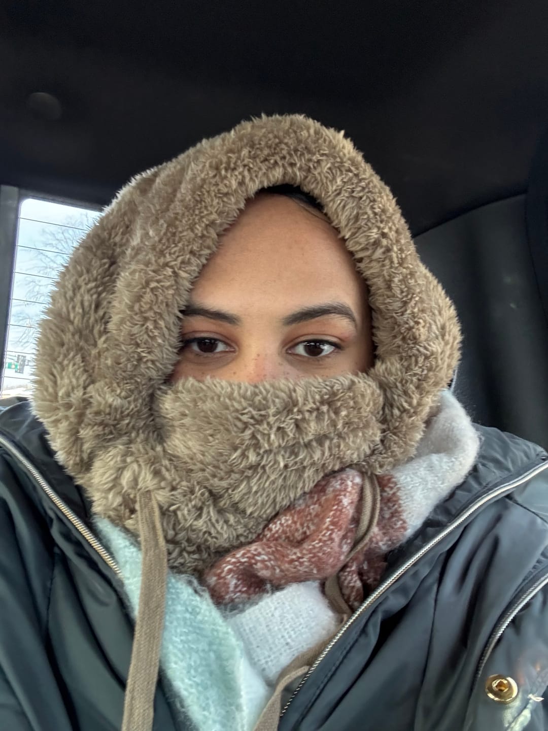 Customer photo review of Fuzzy Hoods