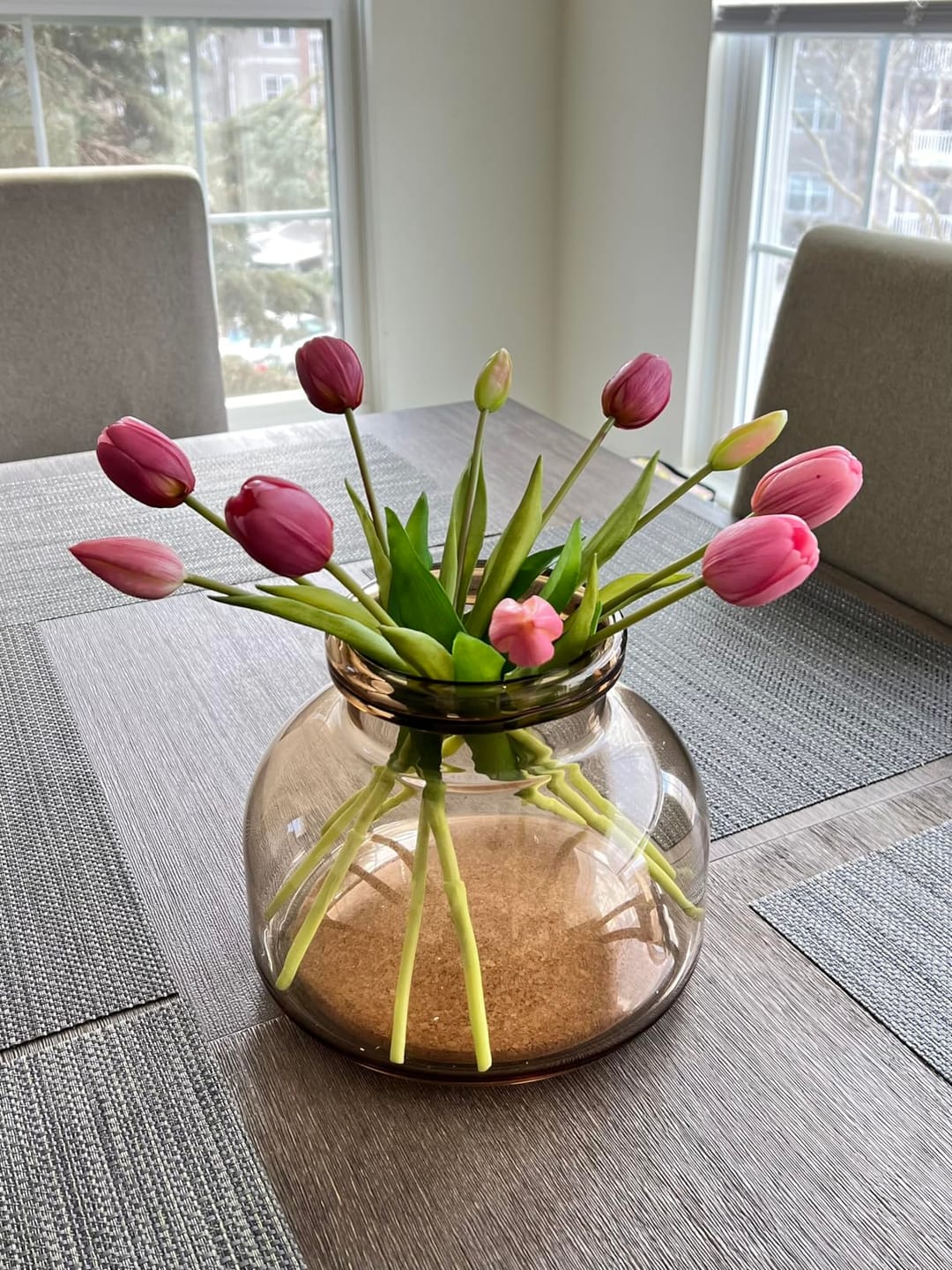 Customer photo review of 5er Bundle Künstliche Tulpen – Realistische Deko Blumen