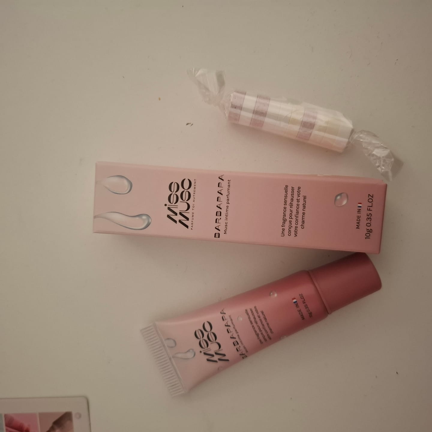 Customer photo review of Musc Tahara intime Barbe à Papa - Miss Musc