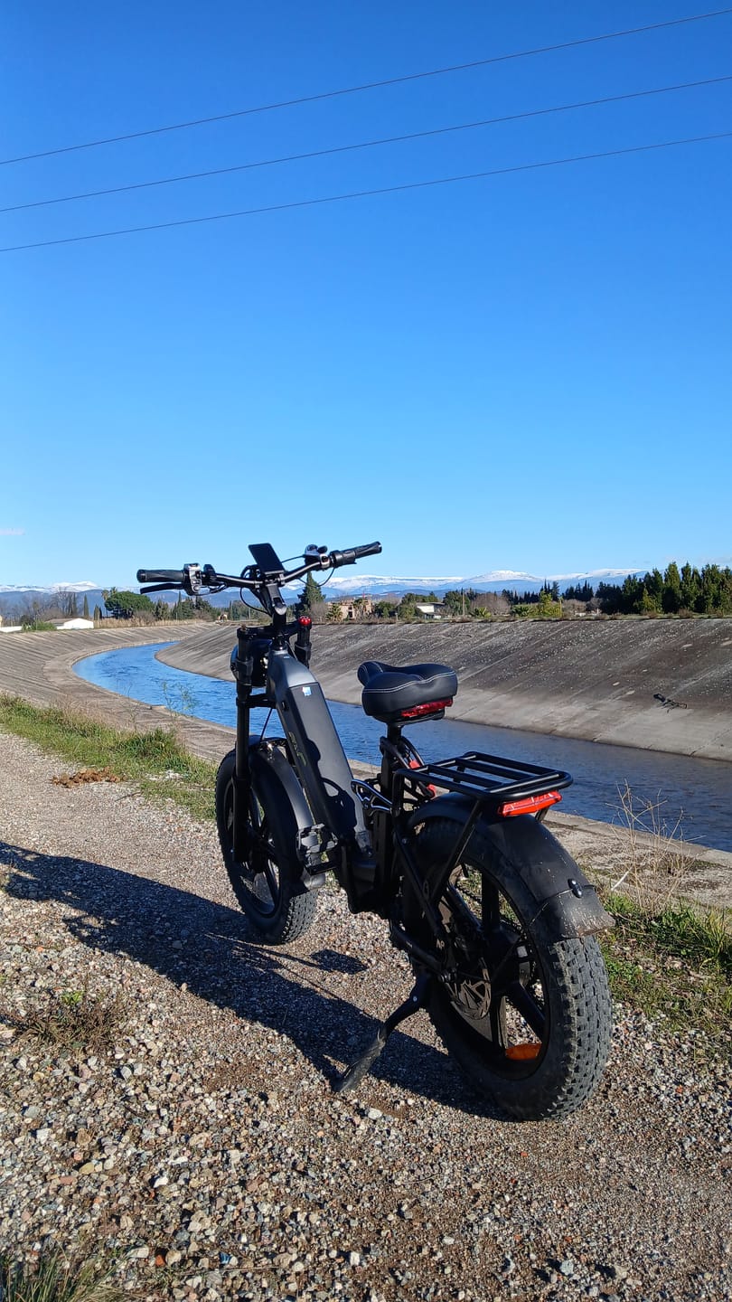 Customer photo review of CMACEWHEEL V20 750W 20" Fat Bike 960Wh Full Suspension E-bike with Torque Sensor 48V 20Ah Battery [Pre-Order]