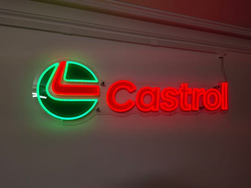 Customer photo review of Custom Sign: Castrol