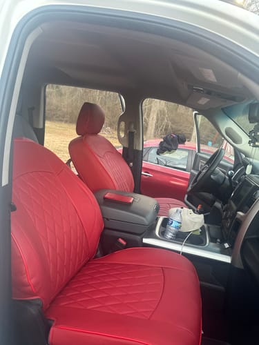 Customer photo review of Premium Custom-Fit Seat Covers