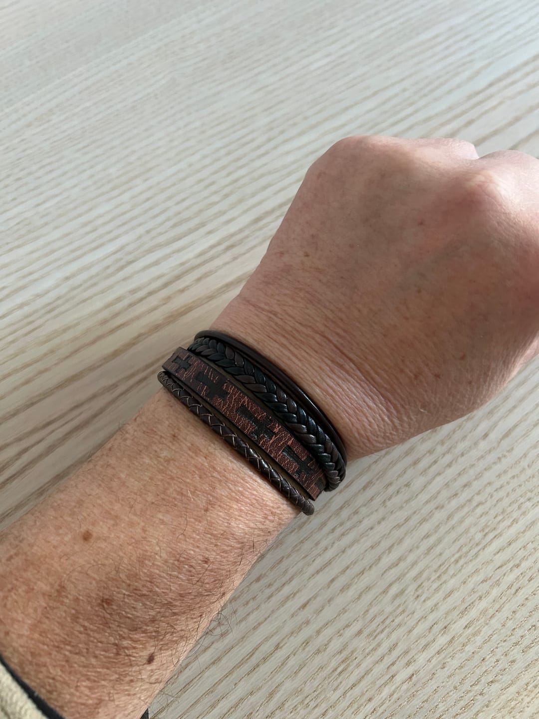 Customer photo review of Bracelet du Croisé Templier