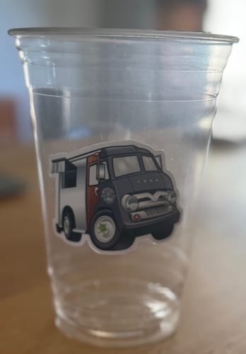 Customer photo review of 200 Custom 2.5" Laminated Vinyl Stickers