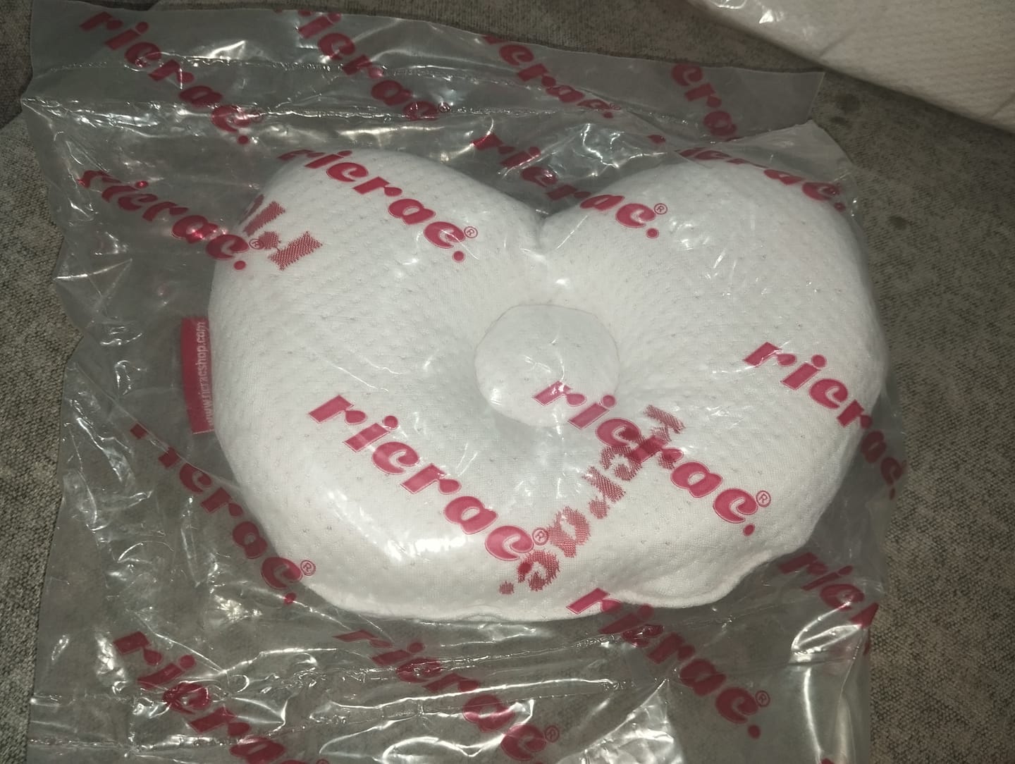 Customer photo review of Memory Foam Baby Head Pillow - Rede