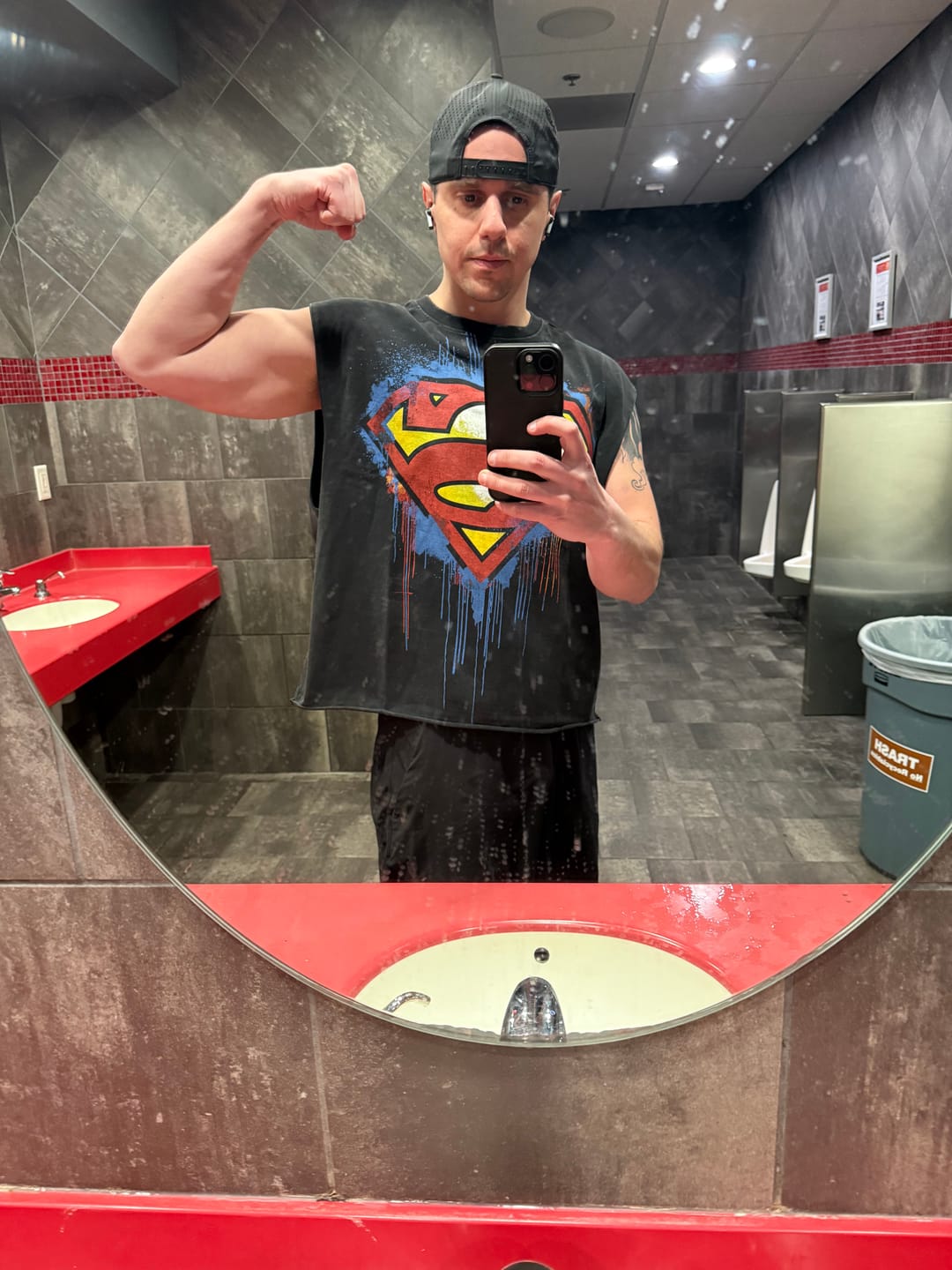 Customer photo review of 3004 - Superman Cut-Offs