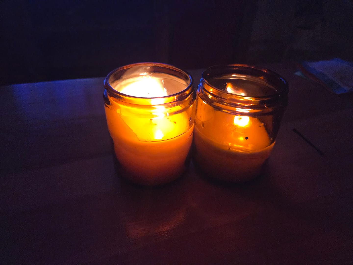 Customer photo review of Bougie - Bois de santal + Vanille