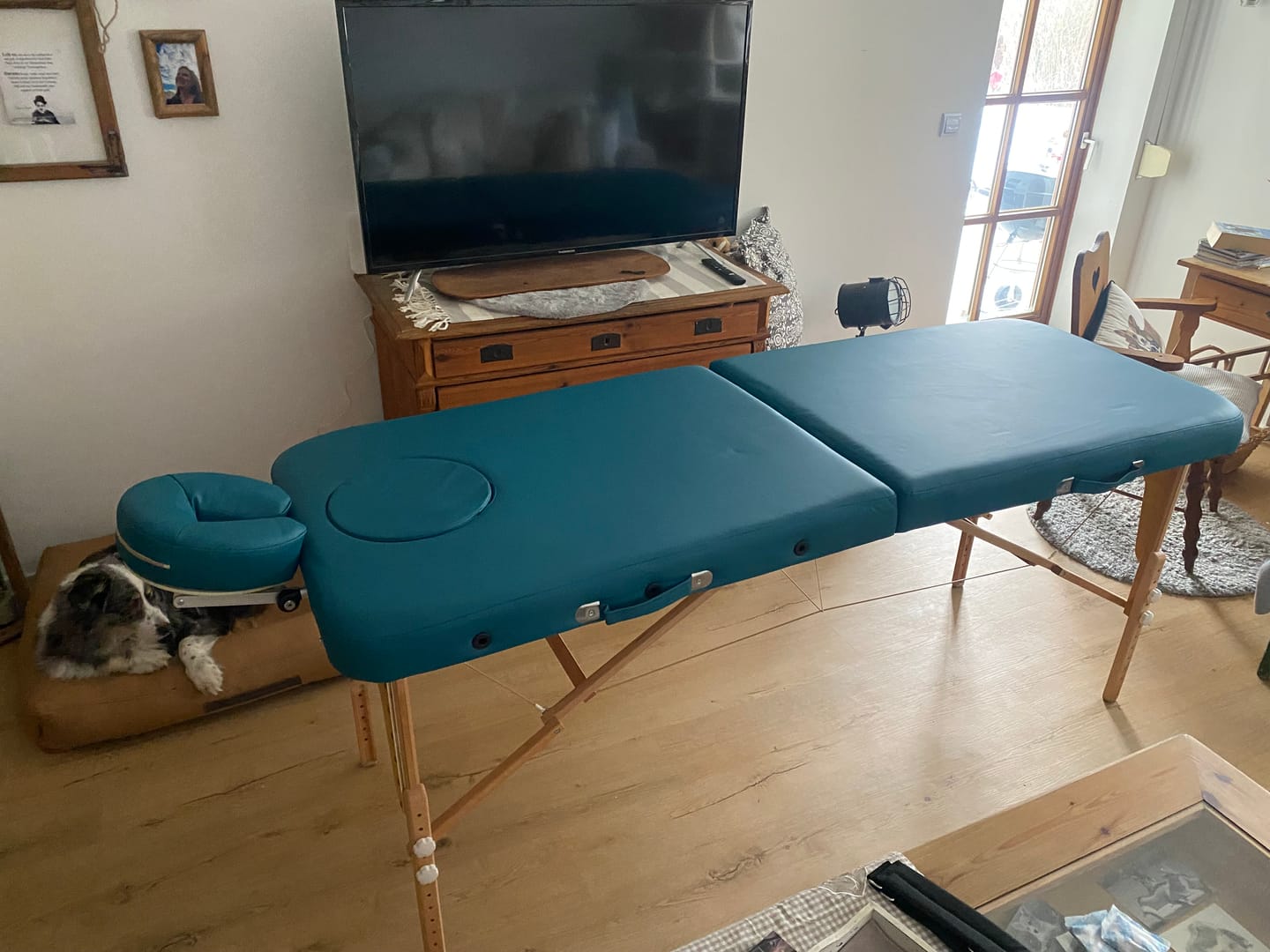 Customer photo review of Massageliege Zen BASIC III Flat