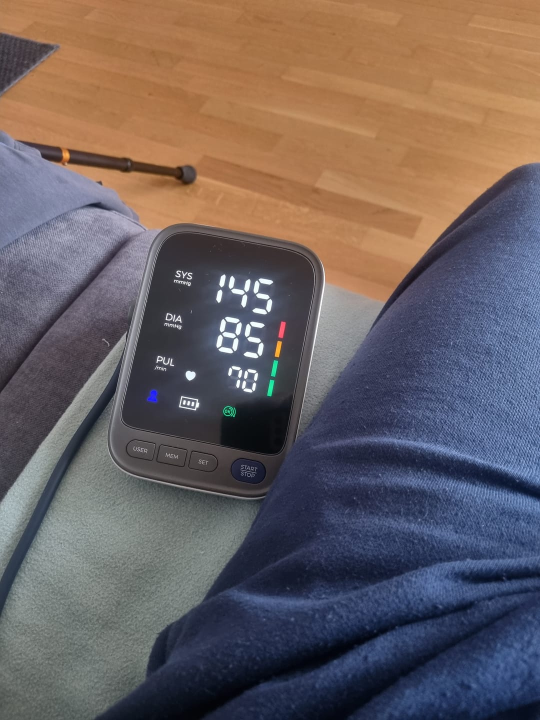 Customer photo review of Blutdruckmessgerät V8 Ultra – Next-Gen Präzisionssensor für klinisch genaue Messungen
