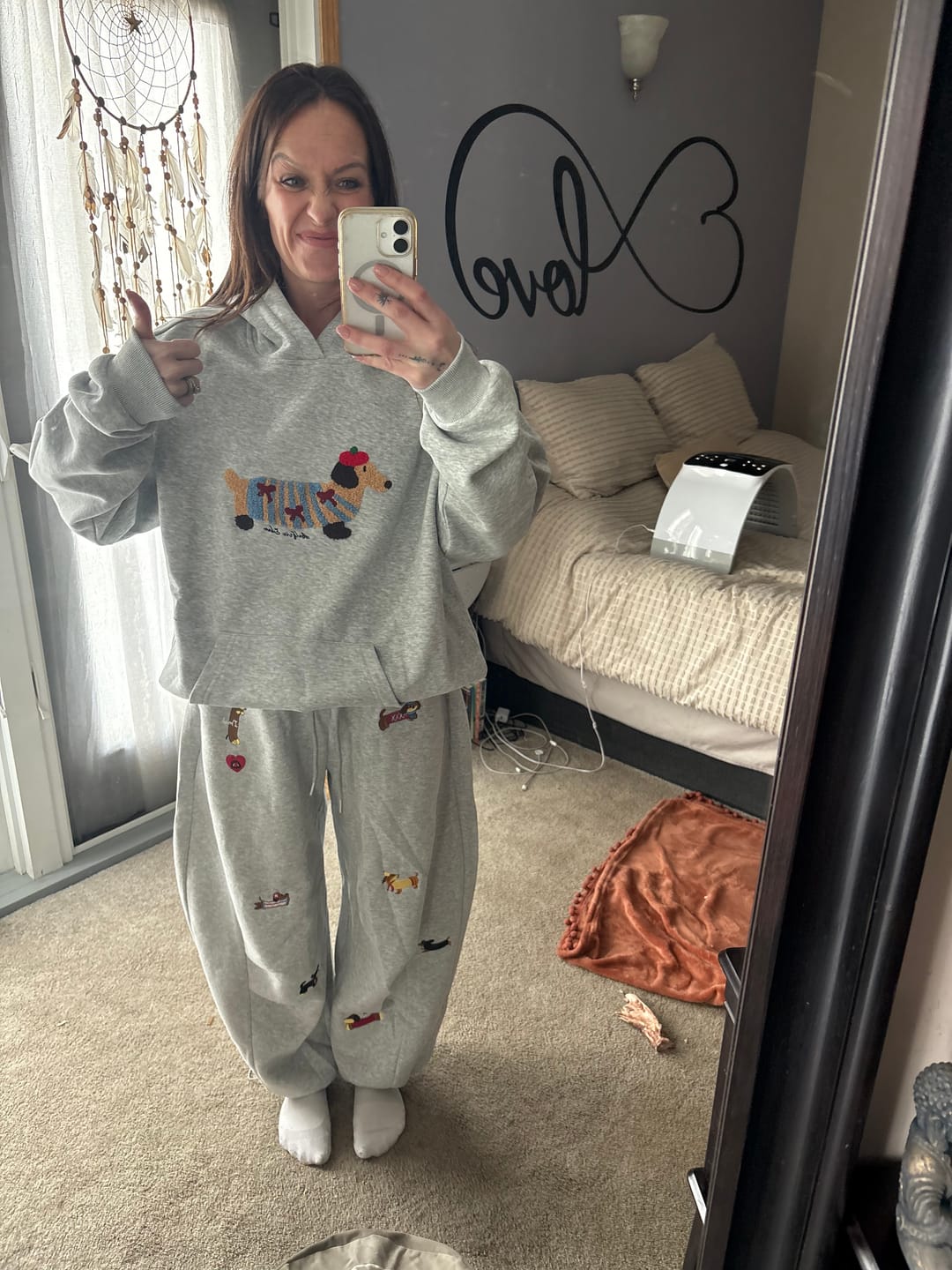 Customer photo review of Aelfric Eden Cartoon Dachshund Hoodie