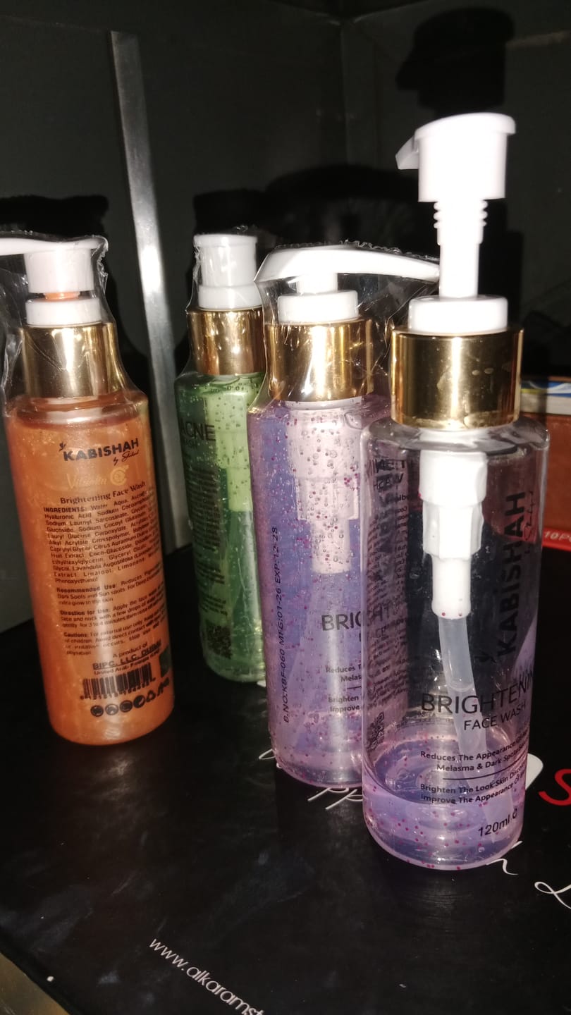 Customer photo review of Vitamin C Brightening Face Wash