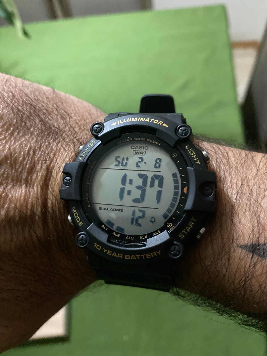 Customer photo review of Reloj Casio Vintage AE-1500WHX-1AVDF Negro