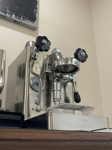 Customer photo review of High Diffusion Espresso Shower Screen - LM, E61, HX, MV