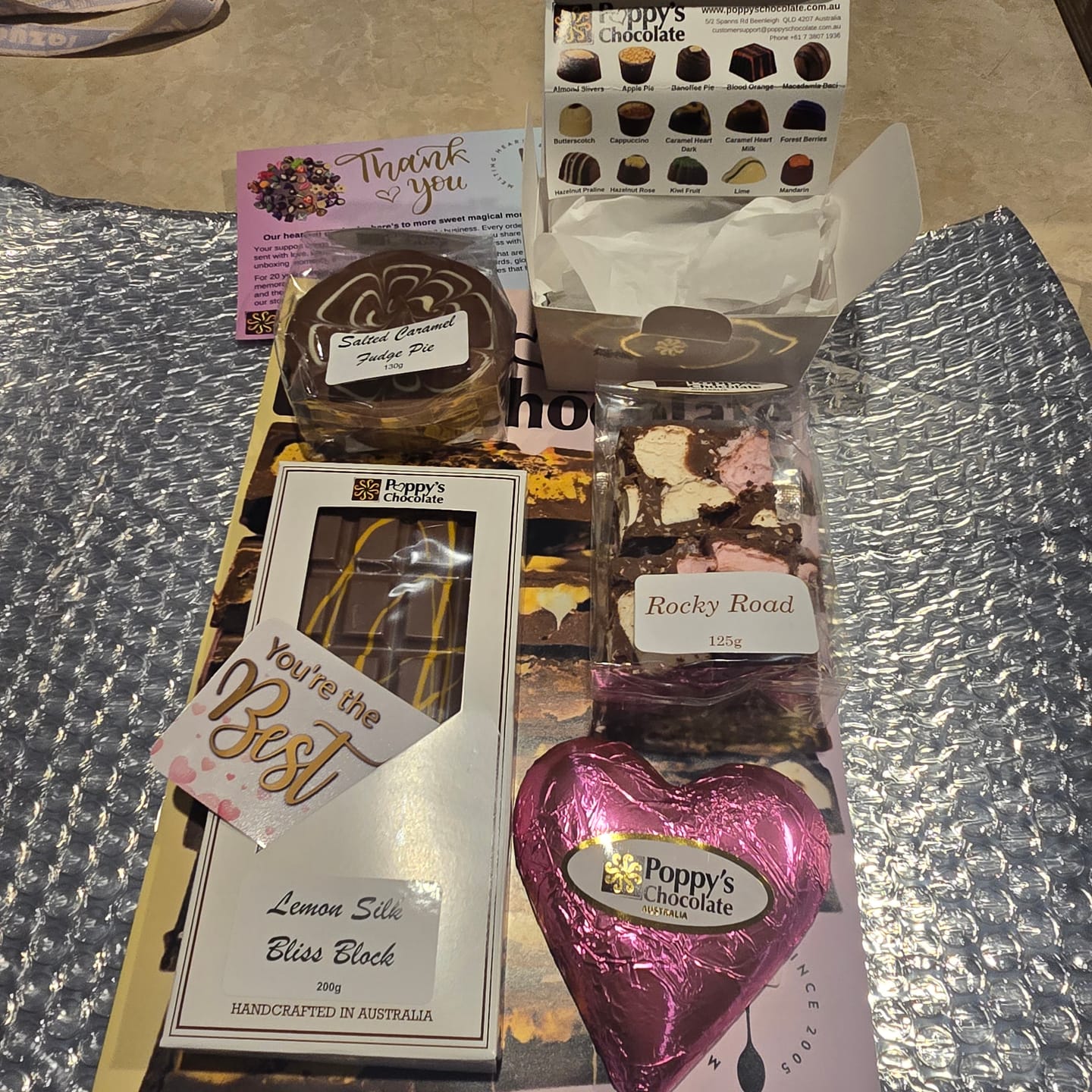 Customer photo review of LIMITED EDITION Salted Caramel Fudge Pie