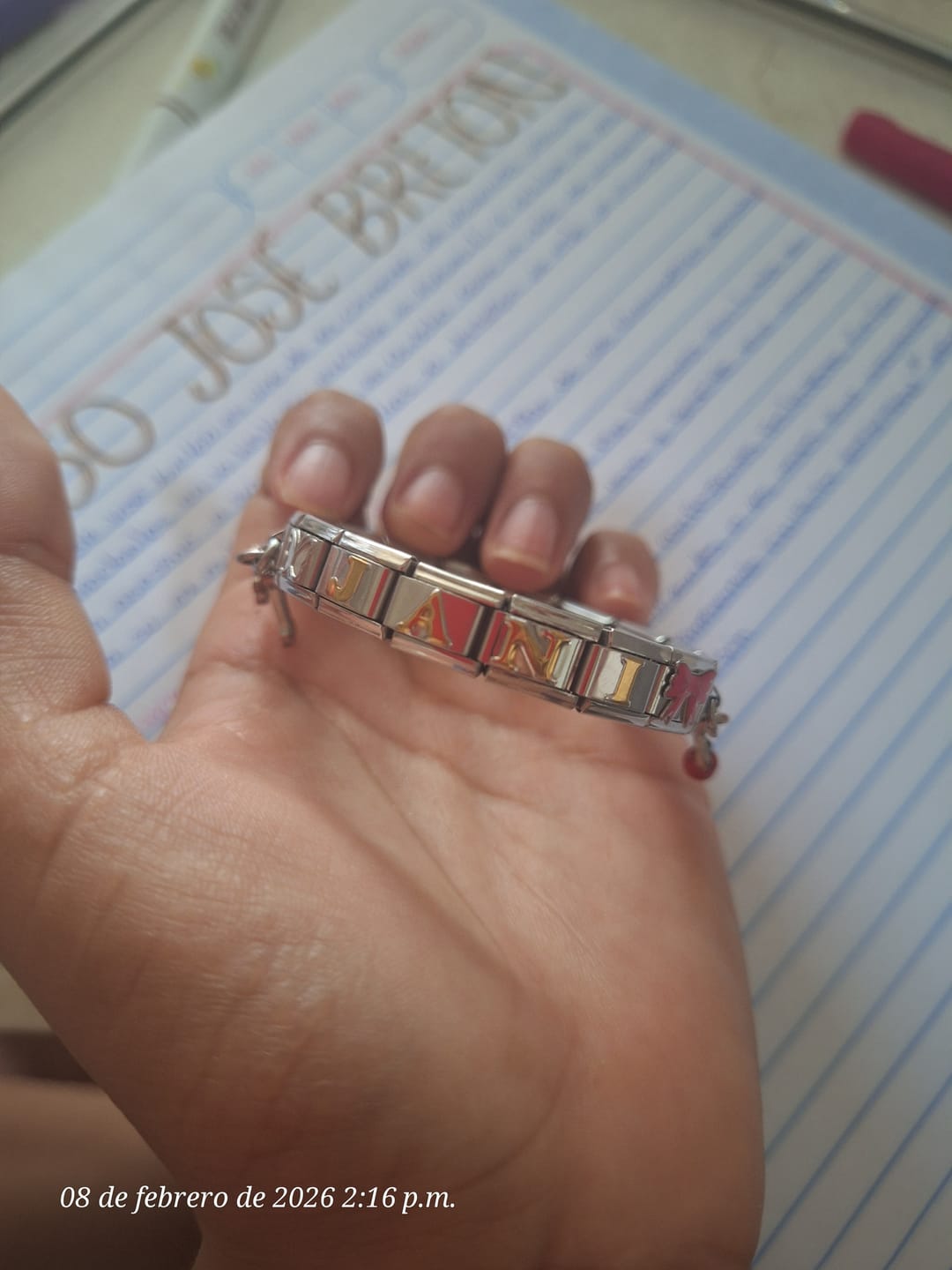 Customer photo review of Pulsera Estrellas Italiana para Charms