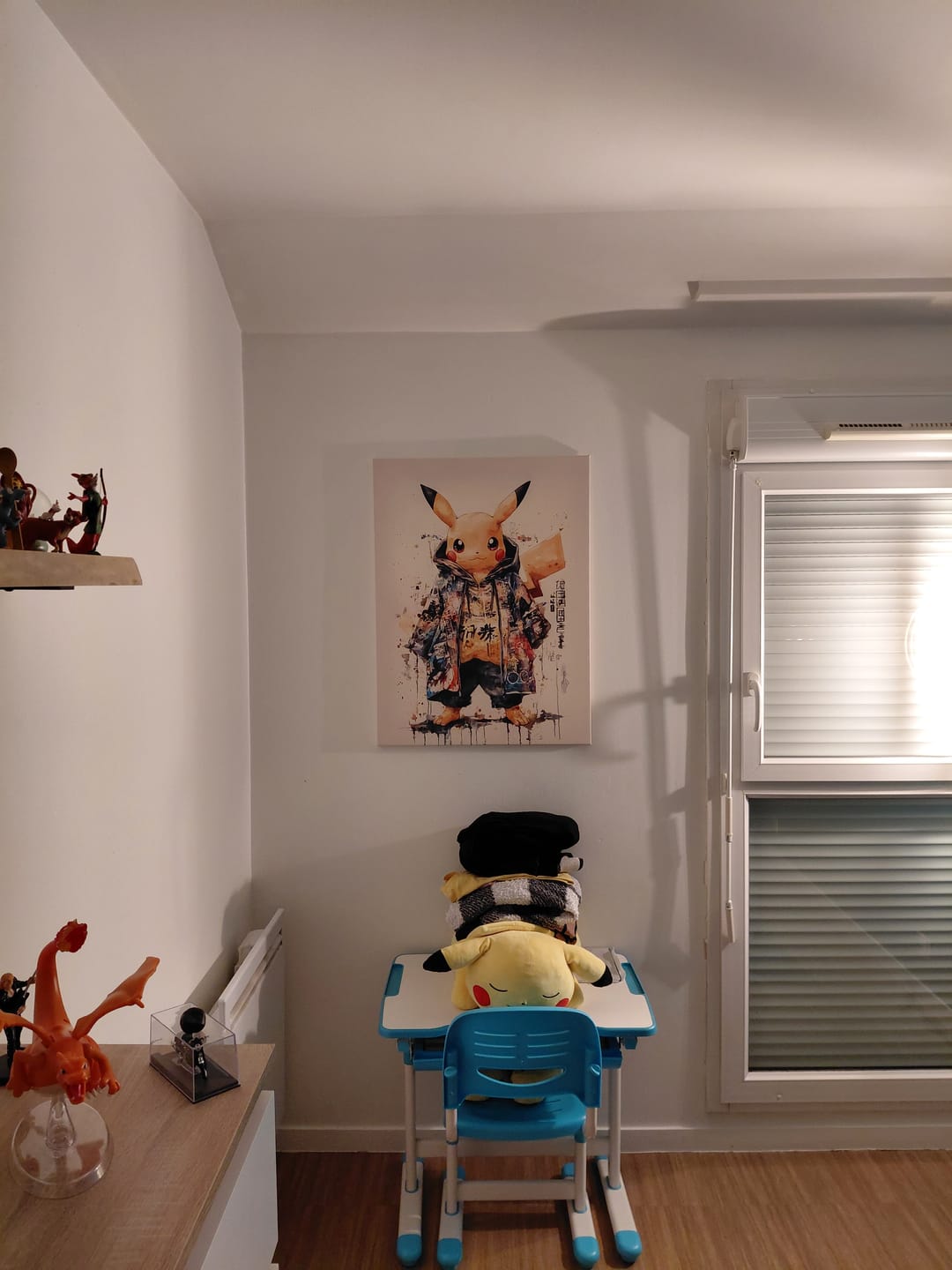 Customer photo review of Tableau Pokémon Pikachu Style Japonais - Cadre Mural Design