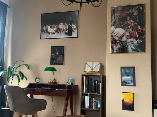 Customer photo review of The Two Crowns | Sir Frank Dicksee | 1900