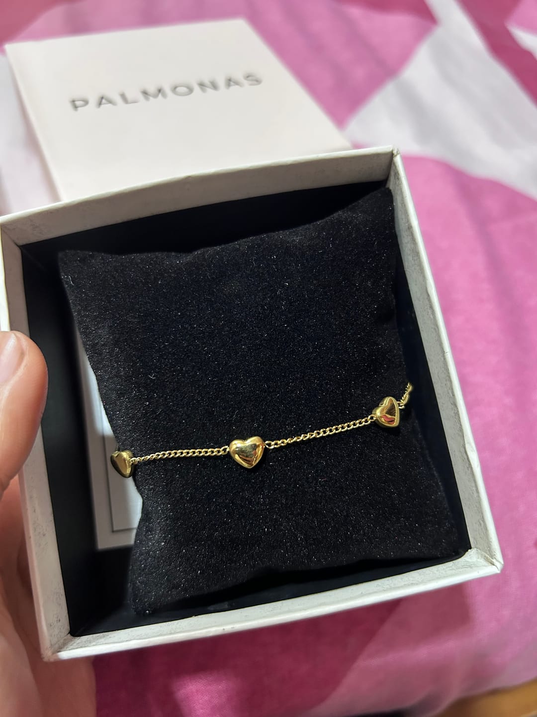 Customer photo review of Lunar Heart Bracelet