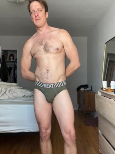 Customer photo review of PERFORMANCE BRIEF – RIBBED / CEDAR GREEN