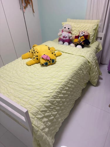 Customer photo review of Bubble Cloud Bedding Set