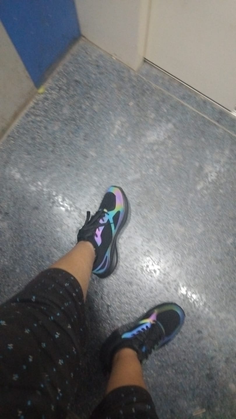 Customer photo review of Bacca Bucci RAINBOW Women All-Day wear Joggers Running Walking Gym Training Shoes