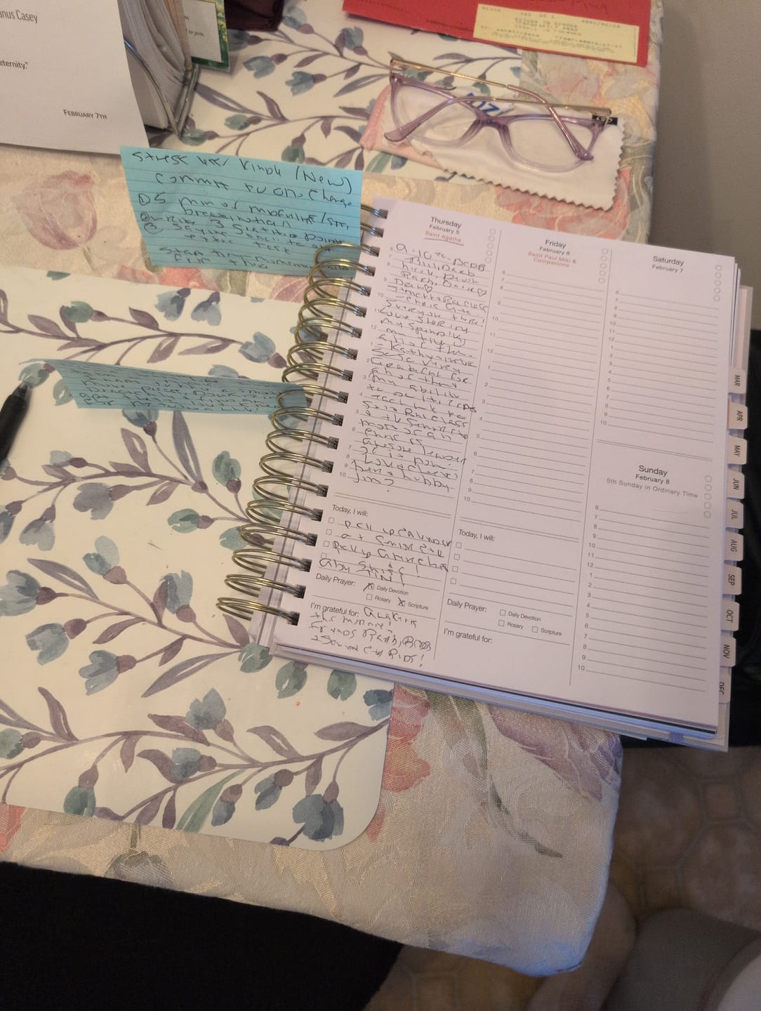 Customer photo review of 2026 Calendar Year Catholic Liturgical Planner // Big Layout