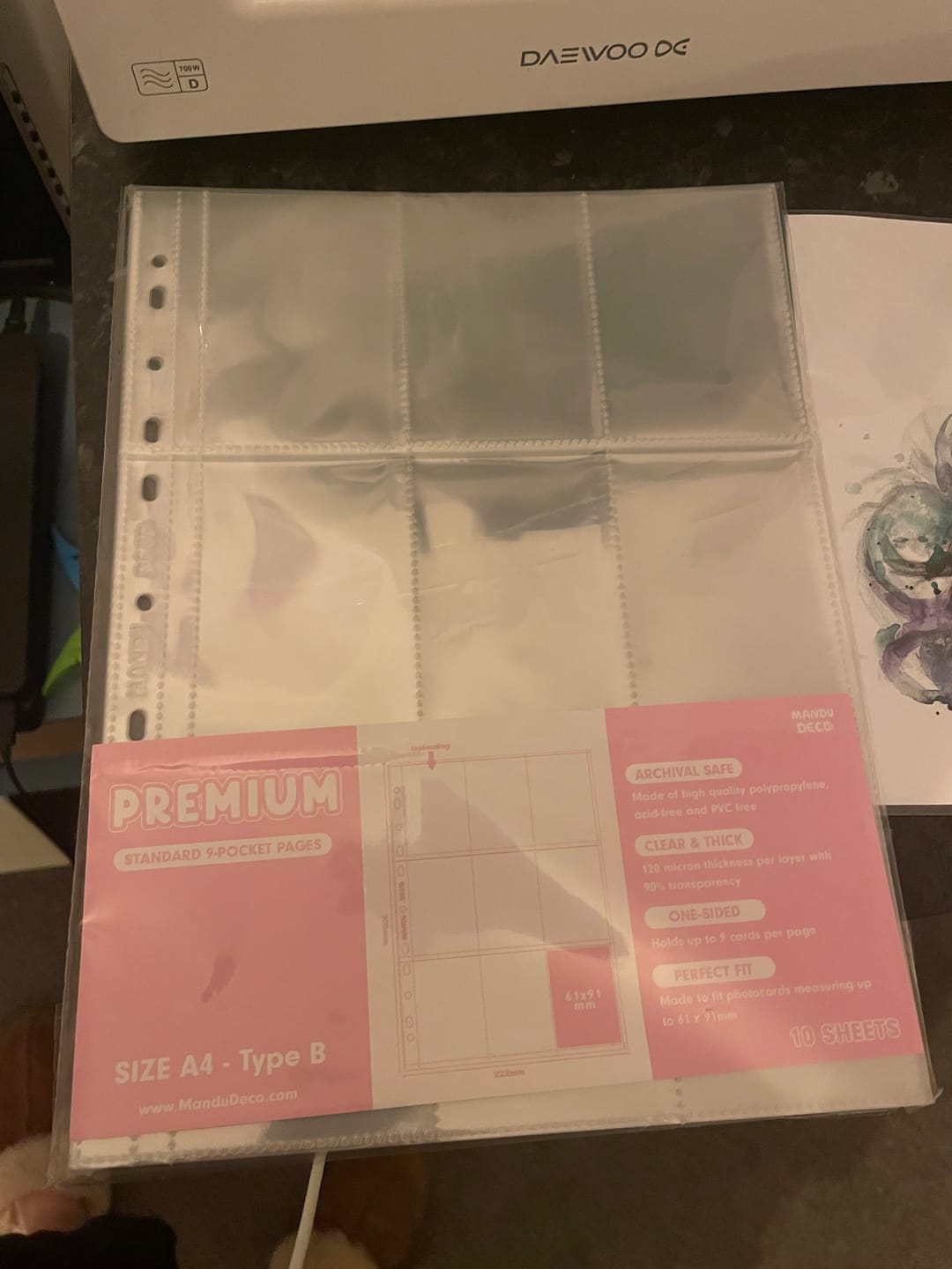 Customer photo review of [B-GRADE] STANDARD A4 POCKET PAGES