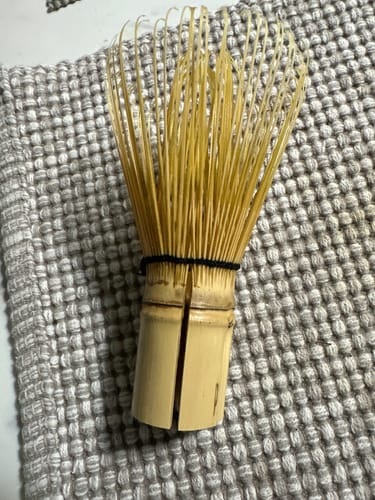 Customer photo review of Matcha Bamboo Whisk