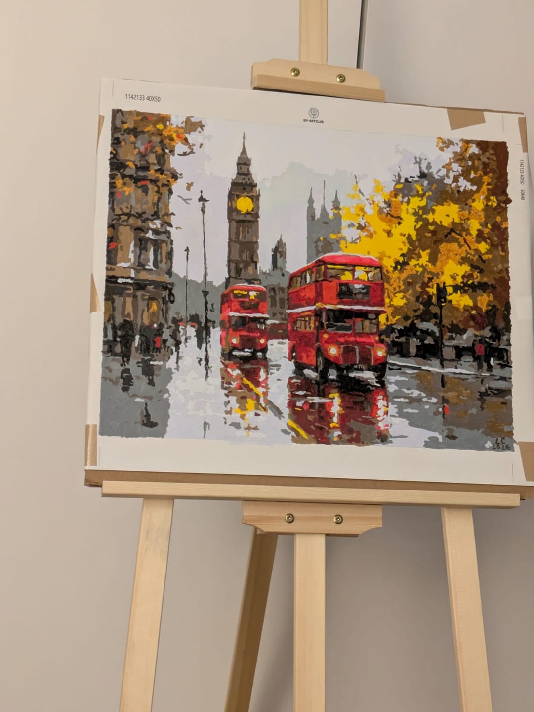 Customer photo review of Timeless London | Paint by Number