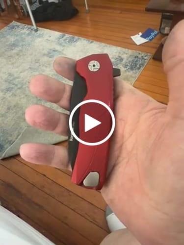 Customer video review of LionSteel ROK Aluminum Integral Knife M390 3.3"