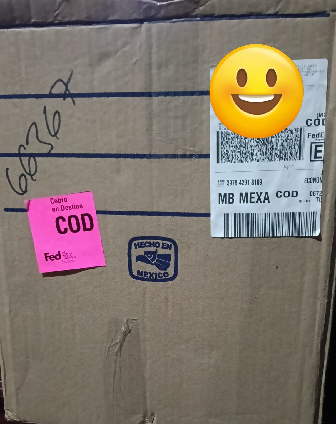 Customer photo review of SERVICIO COD