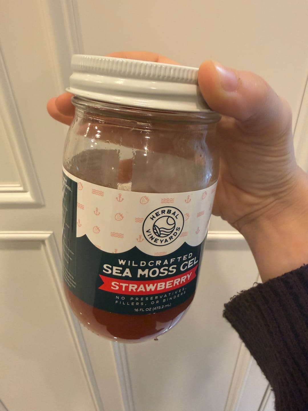 Customer photo review of EXCLUSIVE STRAWBERRY SEA MOSS GEL