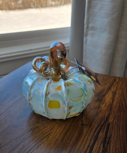Customer photo review of Robin's Egg Pumpkin