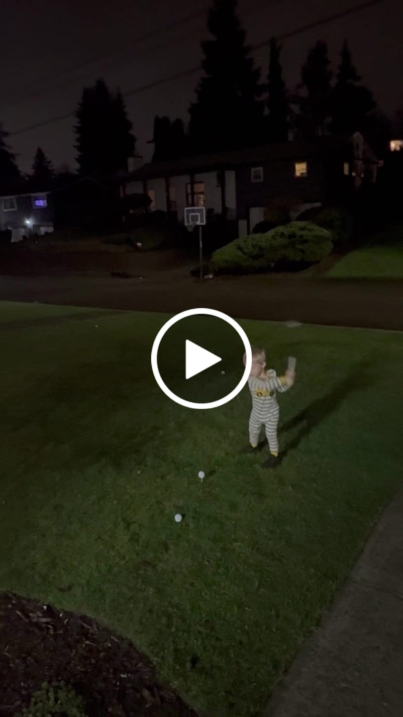 Customer video review of ZERO GRVTY - Toddler Golf Driver - Ages 3-5